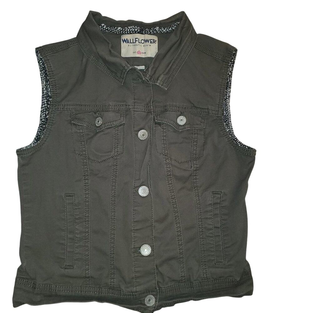 Wallflower Green Vest Jacket || Good Condition || Med